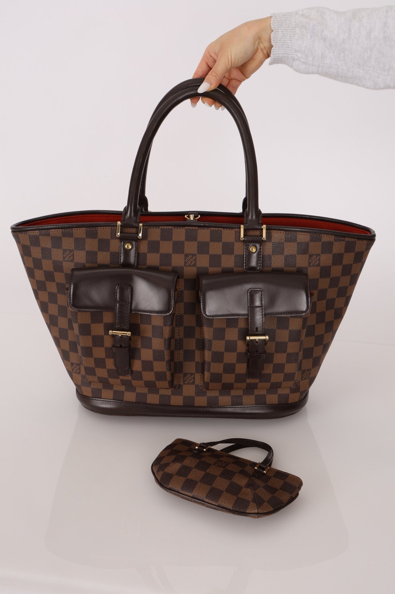 Louis Vuitton Damier Ebene Manosque and Louis Vuitton Mini Bag - FashioNica