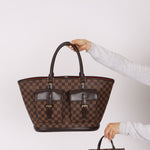 Louis Vuitton Damier Ebene Manosque and Louis Vuitton Mini Bag - FashioNica