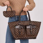 Louis Vuitton Damier Ebene Manosque and Louis Vuitton Mini Bag - FashioNica