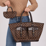 Louis Vuitton Damier Ebene Manosque and Louis Vuitton Mini Bag - FashioNica