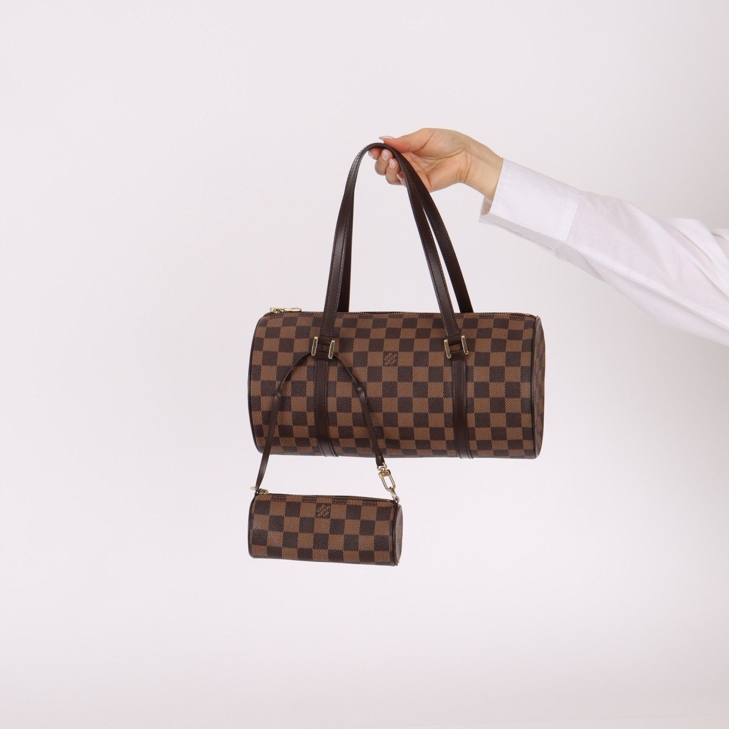Louis Vuitton Damier Ebene Papillon 30 & Mini Papillon Set - FashioNica