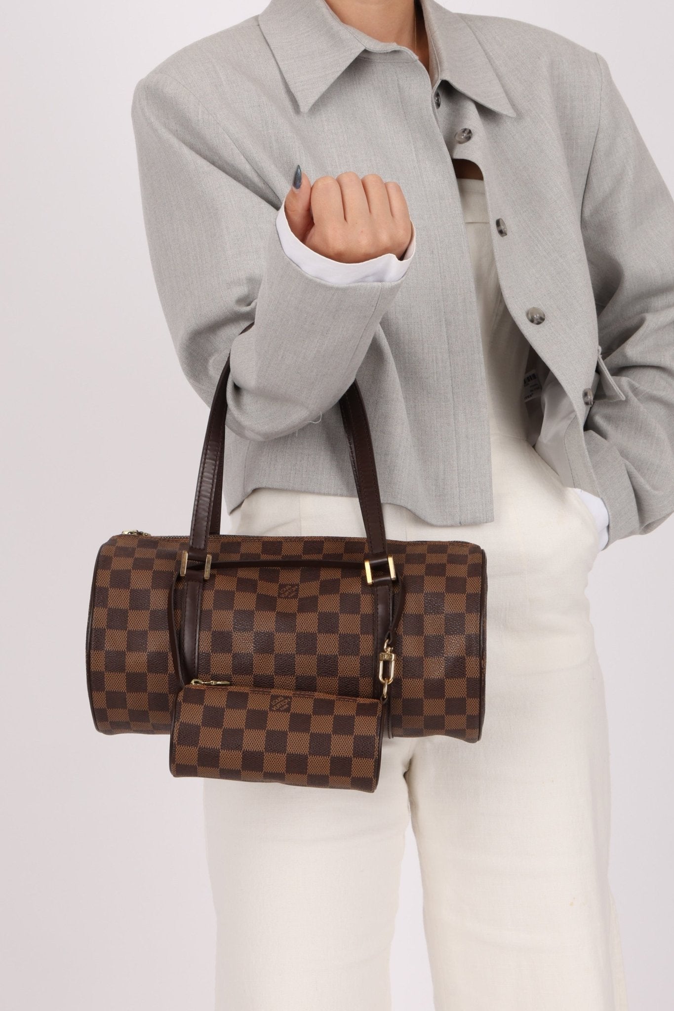 Louis Vuitton Damier Ebene Papillon 30 & Mini Papillon Set - FashioNica