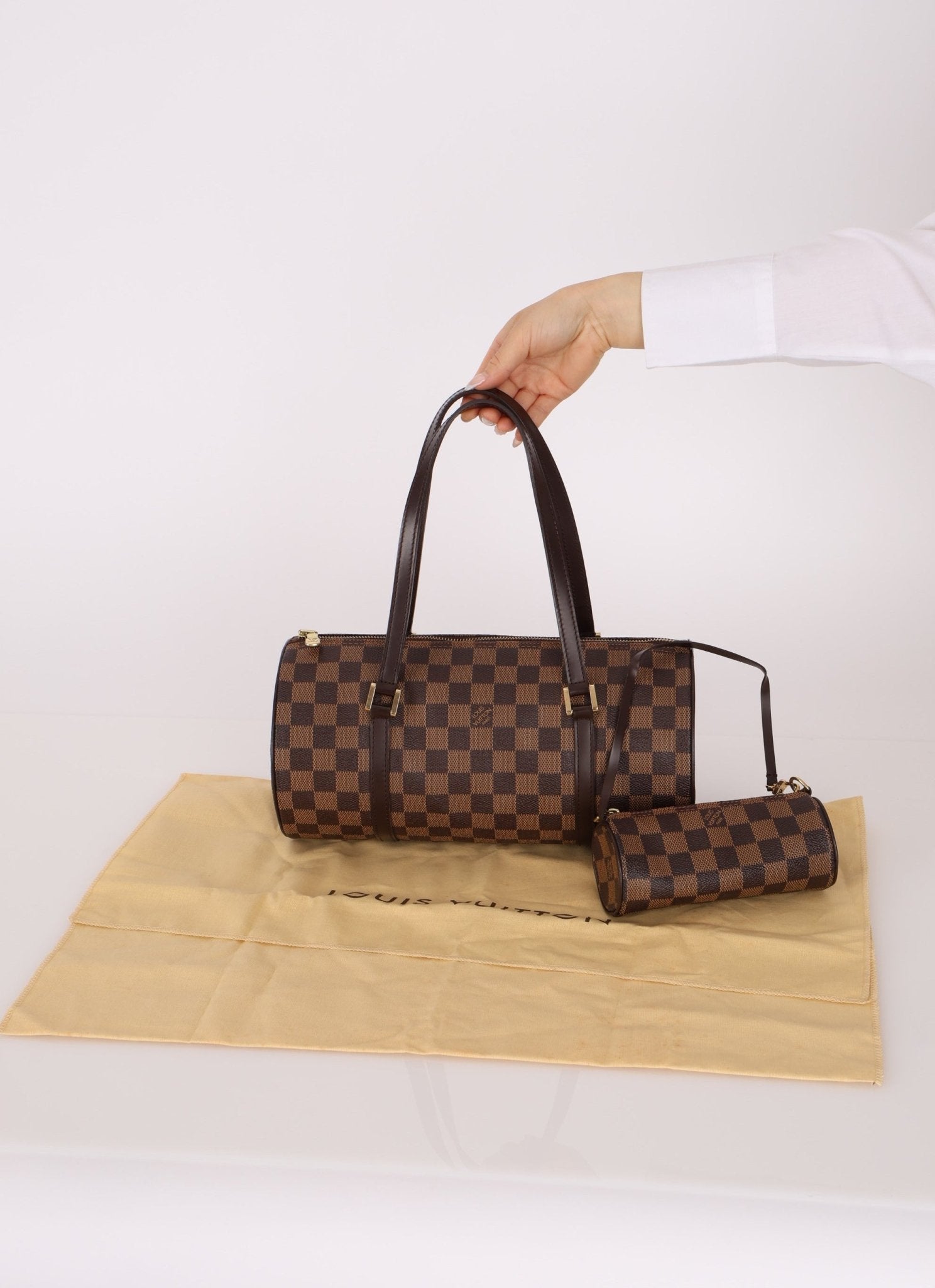 Louis Vuitton Damier Ebene Papillon 30 & Mini Papillon Set - FashioNica