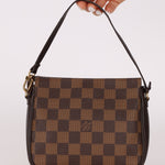 Louis Vuitton Damier Ebene Trousse Make Up Bag Pochette - FashioNica