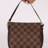 Louis Vuitton Damier Ebene Trousse Make Up Bag Pochette - FashioNica