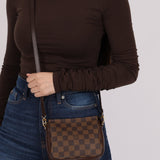 Louis Vuitton Damier Ebene Trousse Make Up Bag Pochette - FashioNica