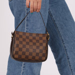 Louis Vuitton Damier Ebene Trousse Make Up Bag Pochette - FashioNica