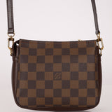 Louis Vuitton Damier Ebene Trousse Make Up Bag Pochette - FashioNica