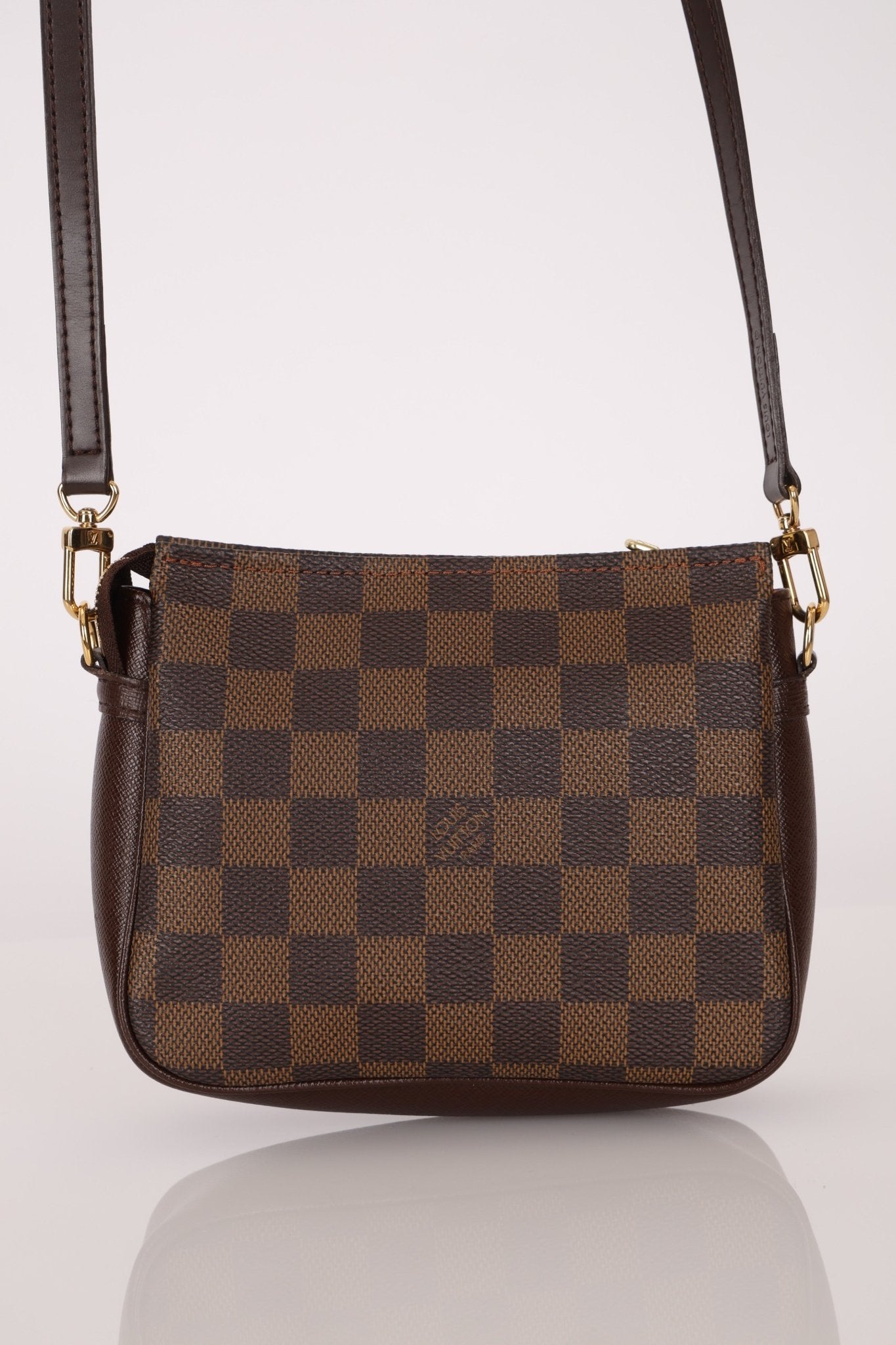 Louis Vuitton Damier Ebene Trousse Make Up Bag Pochette - FashioNica