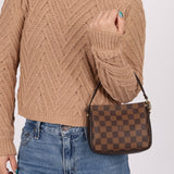 Louis Vuitton Damier Ebene Trousse Make Up Bag Pochette - FashioNica