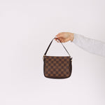 Louis Vuitton Damier Ebene Trousse Make Up Bag Pochette - FashioNica