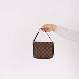 Louis Vuitton Damier Ebene Trousse Make Up Bag Pochette - FashioNica