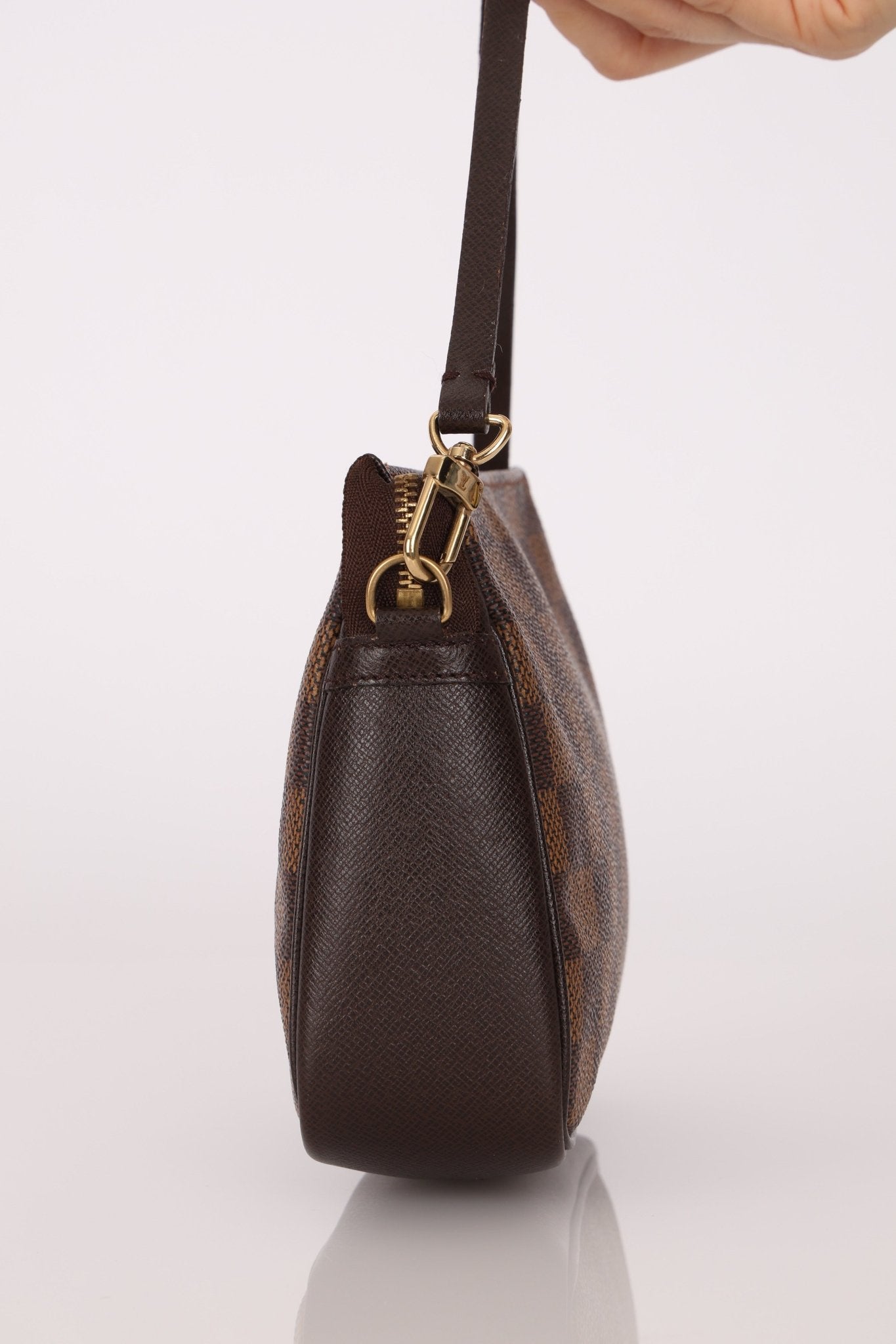 Louis Vuitton Damier Ebene Trousse Make Up Bag Pochette - FashioNica