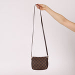 Louis Vuitton Damier Ebene Trousse Make Up Bag Pochette - FashioNica