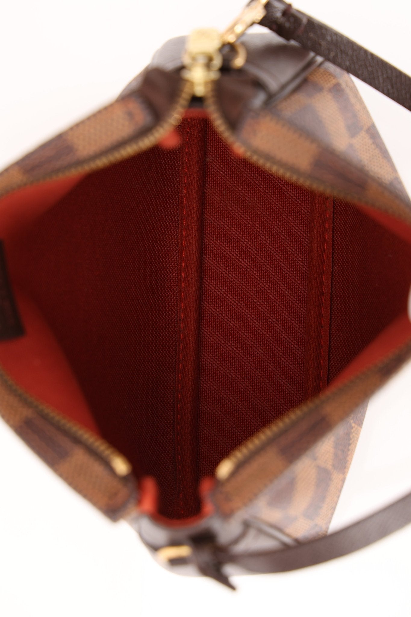 Louis Vuitton Damier Ebene Trousse Make Up Bag Pochette - FashioNica