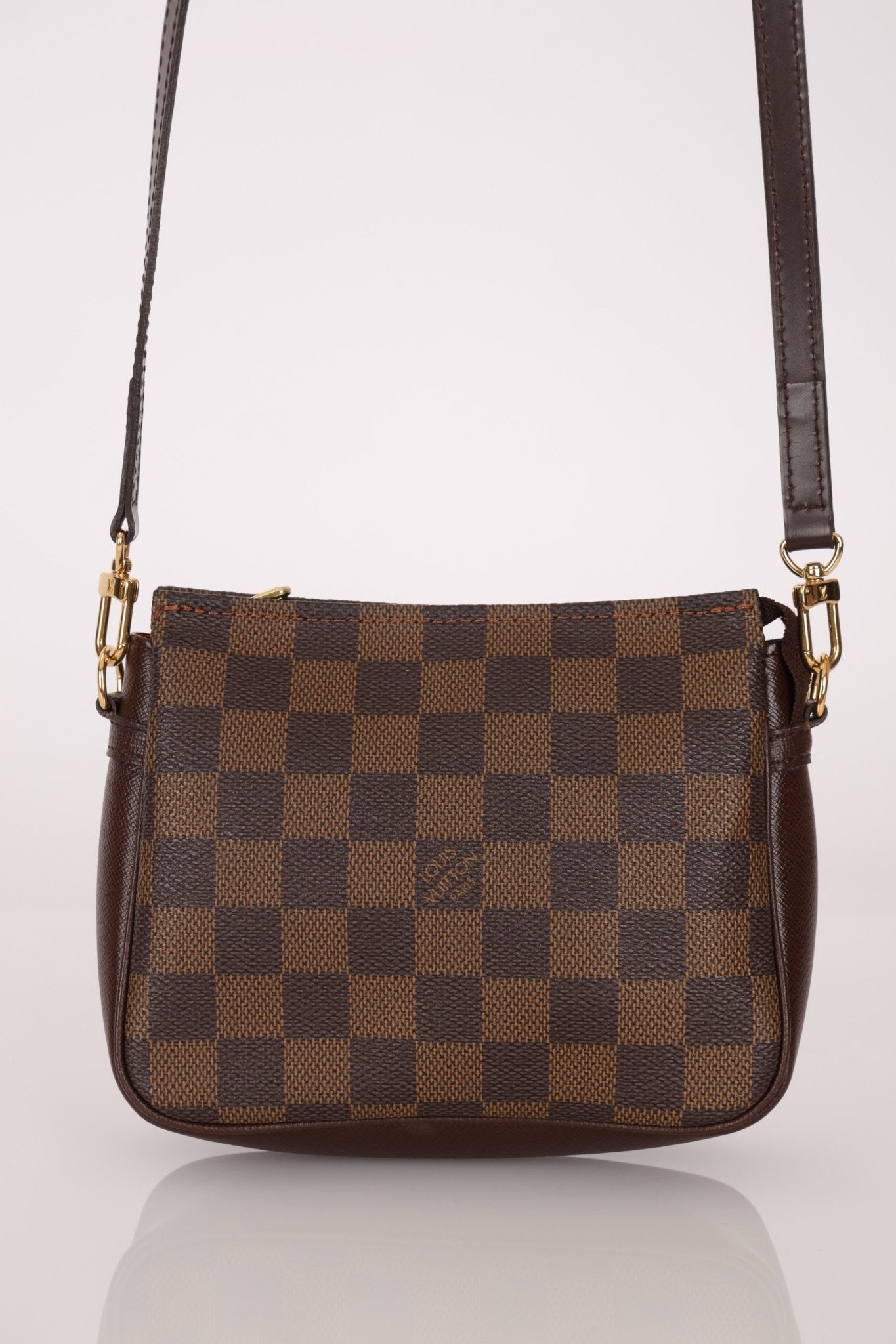 Louis Vuitton Damier Ebene Trousse Make Up Bag Pochette - FashioNica