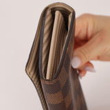 Louis Vuitton Damier Ebene Trunk Portefeuille Sarah Folded Wallet - FashioNica