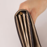 Louis Vuitton Damier Ebene Trunk Portefeuille Sarah Folded Wallet - FashioNica