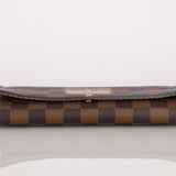 Louis Vuitton Damier Ebene Trunk Portefeuille Sarah Folded Wallet - FashioNica