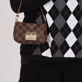 Louis Vuitton Damier Ebene Trunks and Locks Mini Pochette - FashioNica