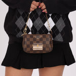 Louis Vuitton Damier Ebene Trunks and Locks Mini Pochette - FashioNica