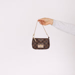 Louis Vuitton Damier Ebene Trunks and Locks Mini Pochette - FashioNica