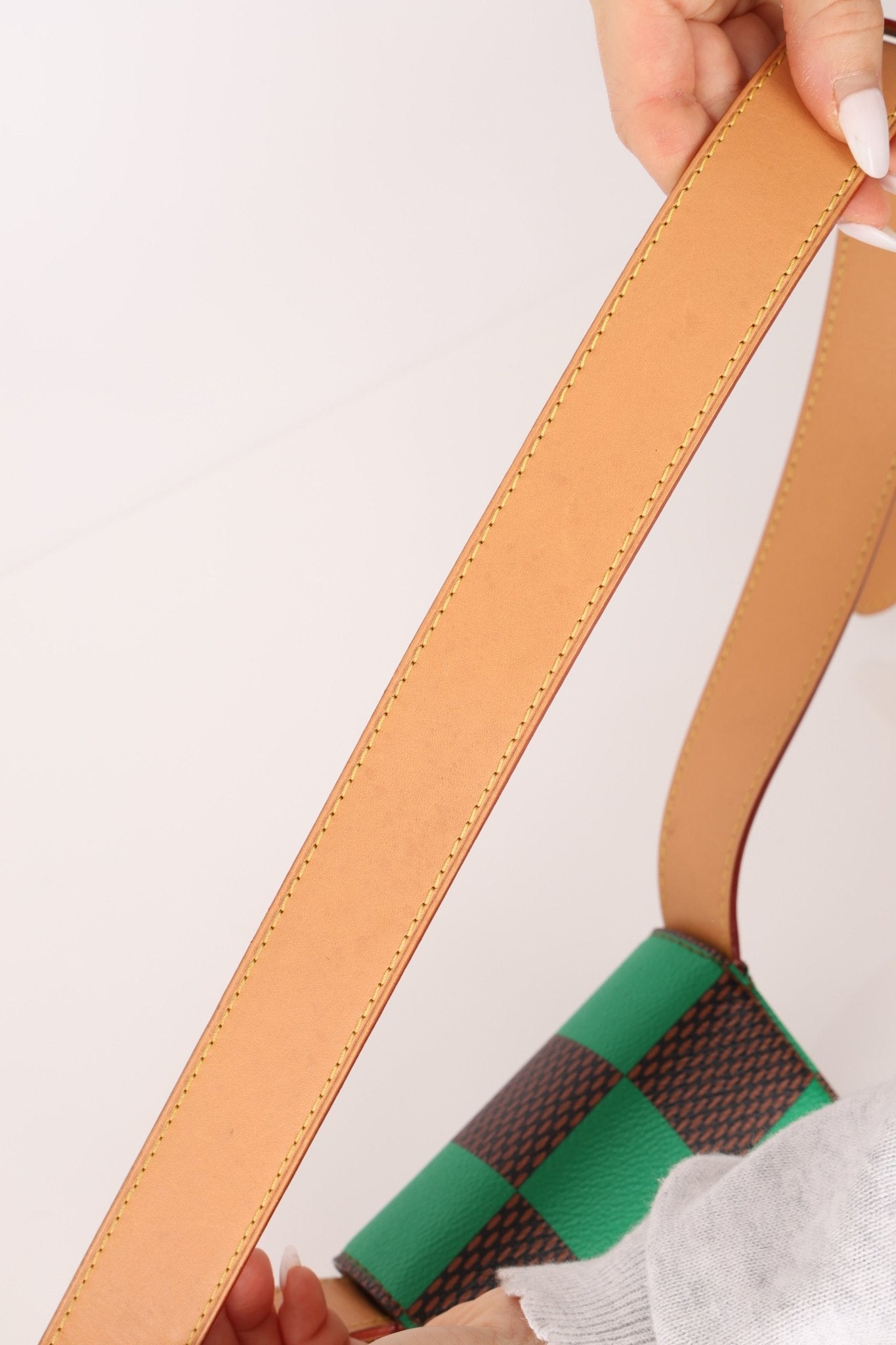 Louis Vuitton Damier Pop Green Micro Steamer Crossbody - FashioNica