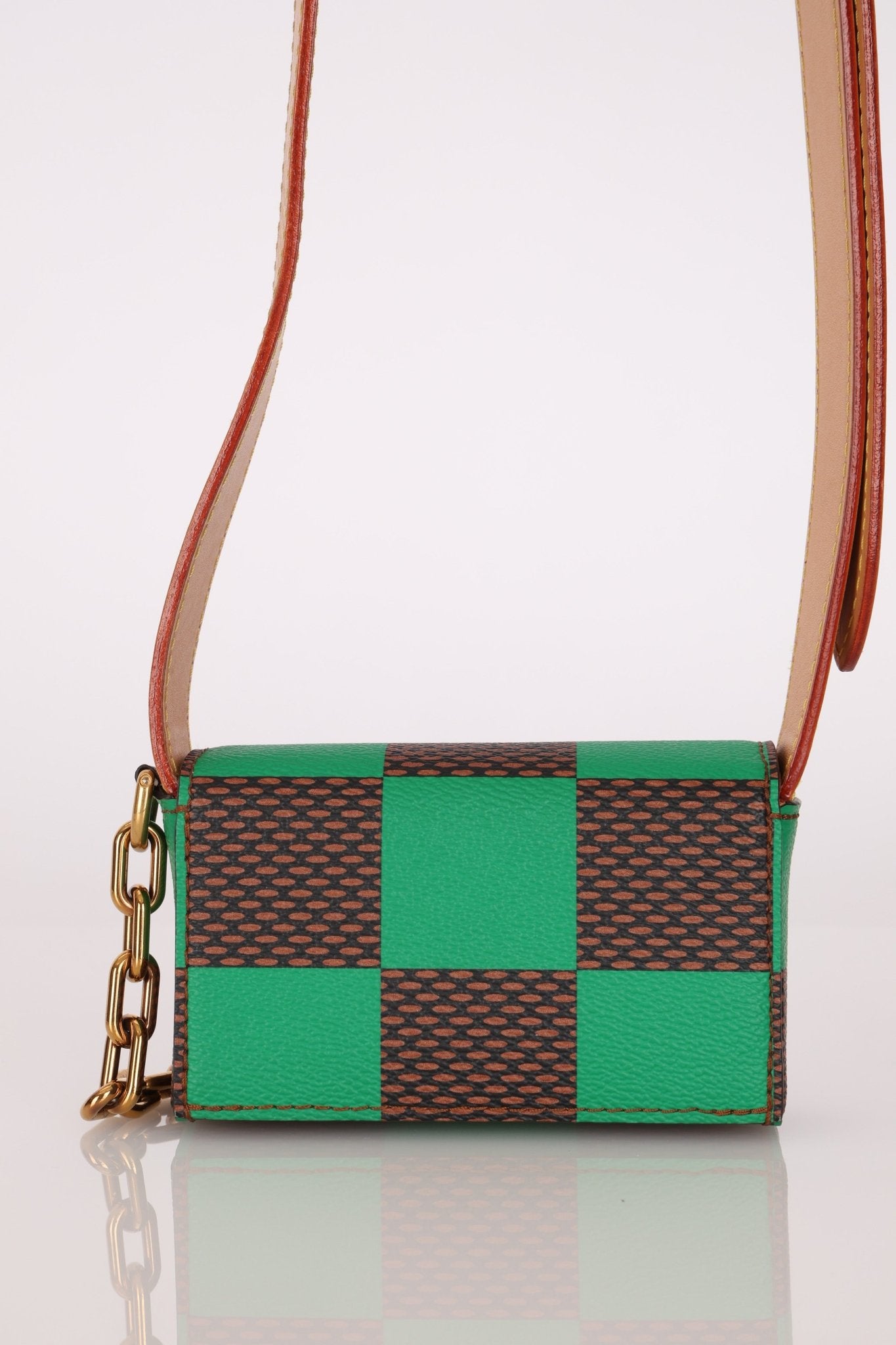 Louis Vuitton Damier Pop Green Micro Steamer Crossbody - FashioNica