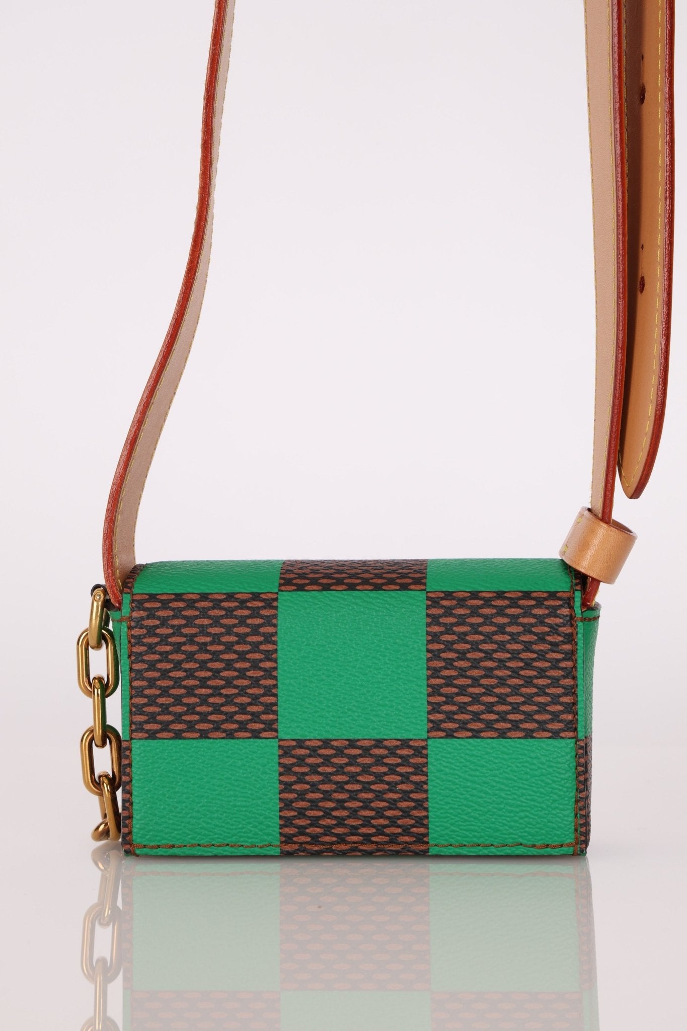 Louis Vuitton Damier Pop Green Micro Steamer Crossbody - FashioNica