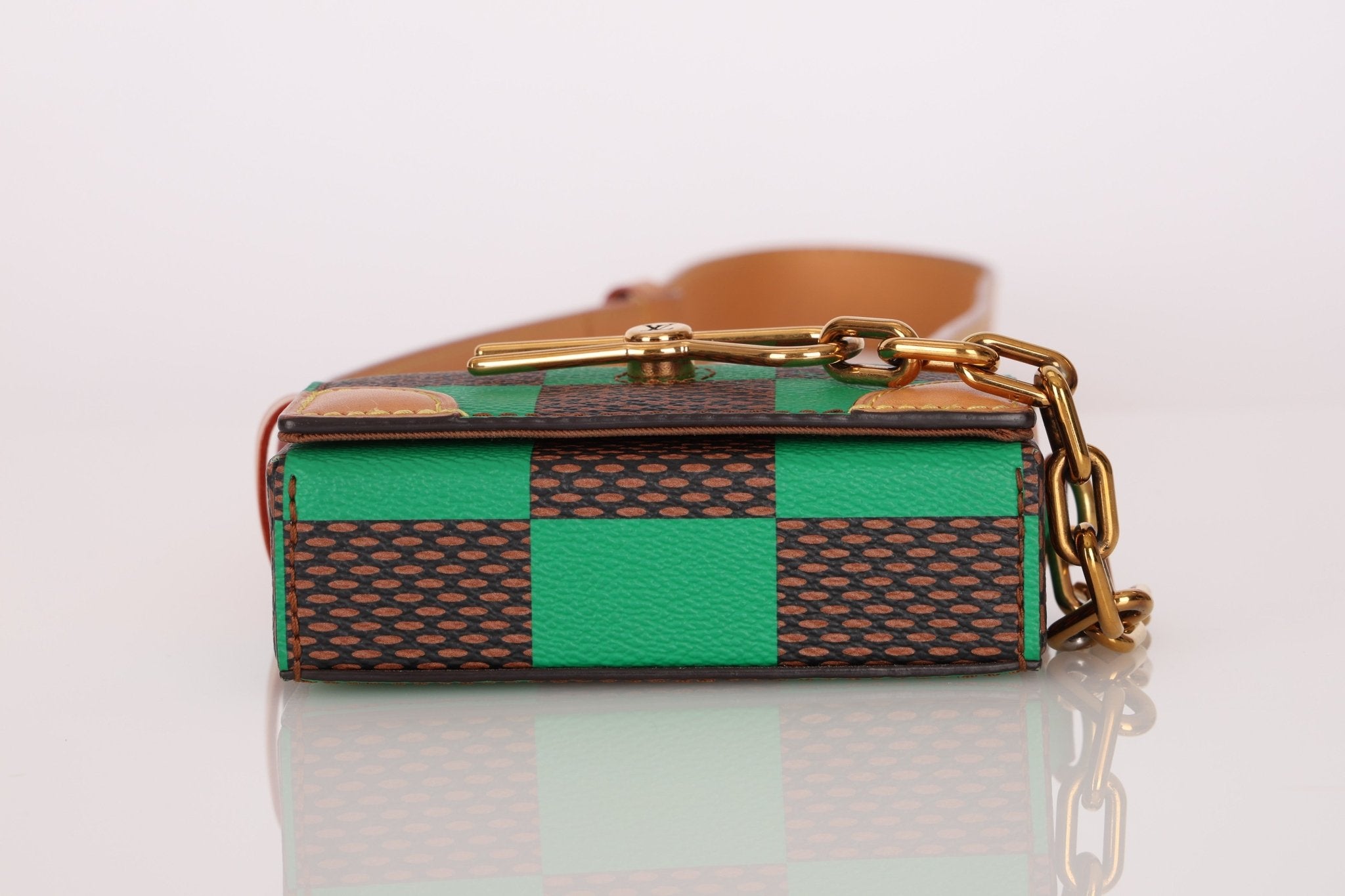 Louis Vuitton Damier Pop Green Micro Steamer Crossbody - FashioNica