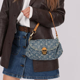 Louis Vuitton Denim Mini Pleaty - FashioNica