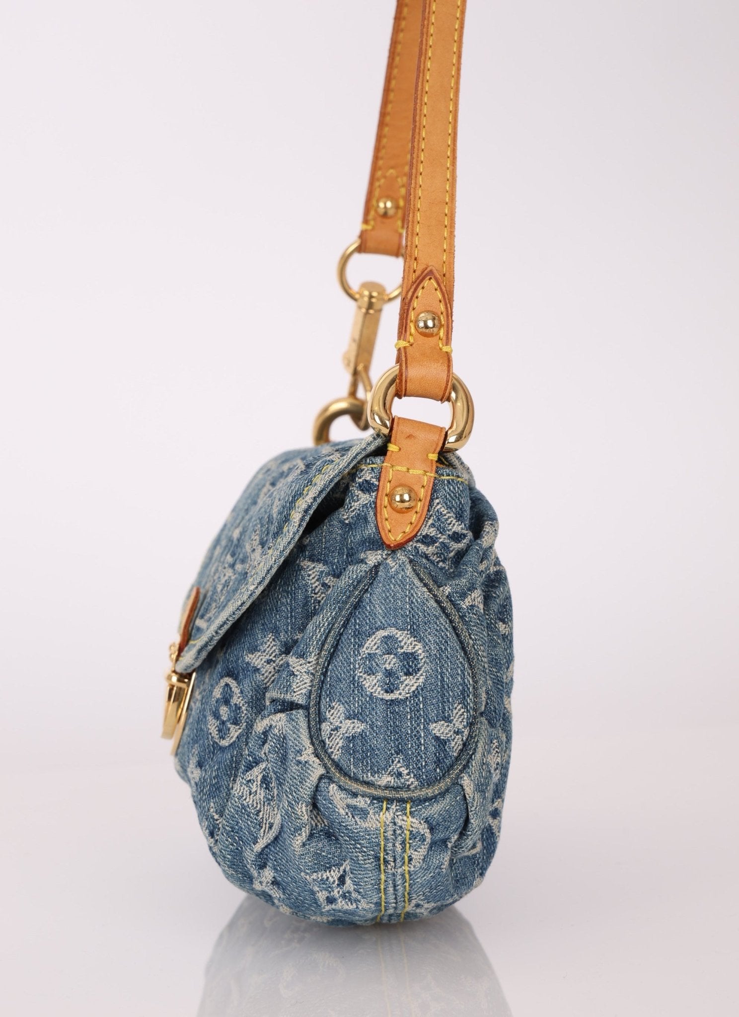 Louis Vuitton Denim Mini Pleaty - FashioNica