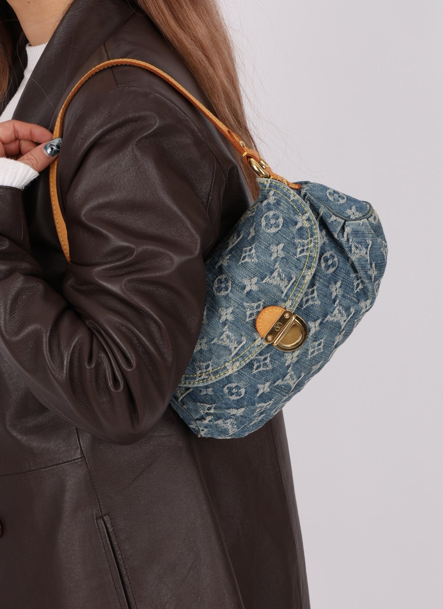 Louis Vuitton Denim Mini Pleaty - FashioNica