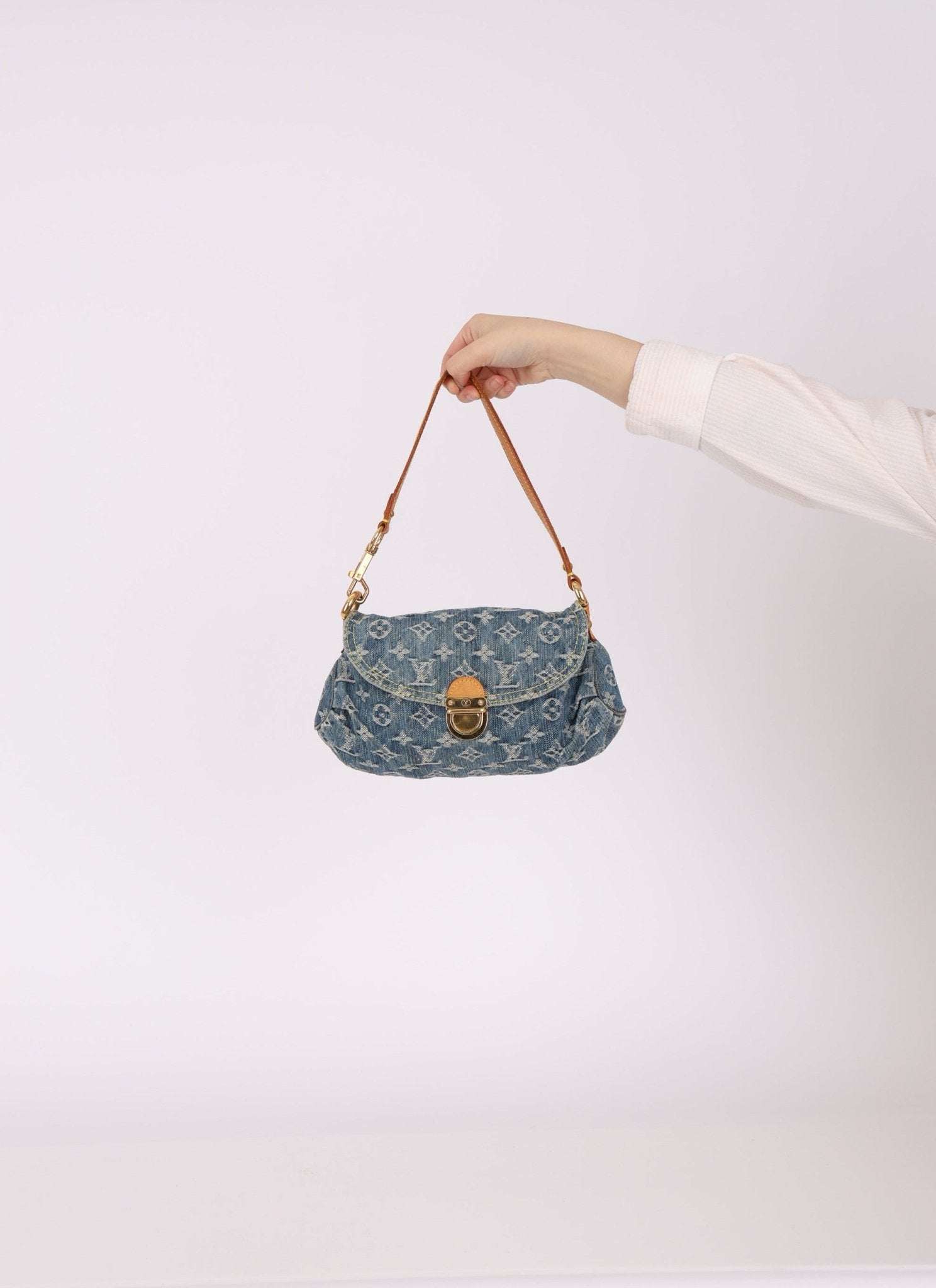 Louis Vuitton Denim Mini Pleaty - FashioNica