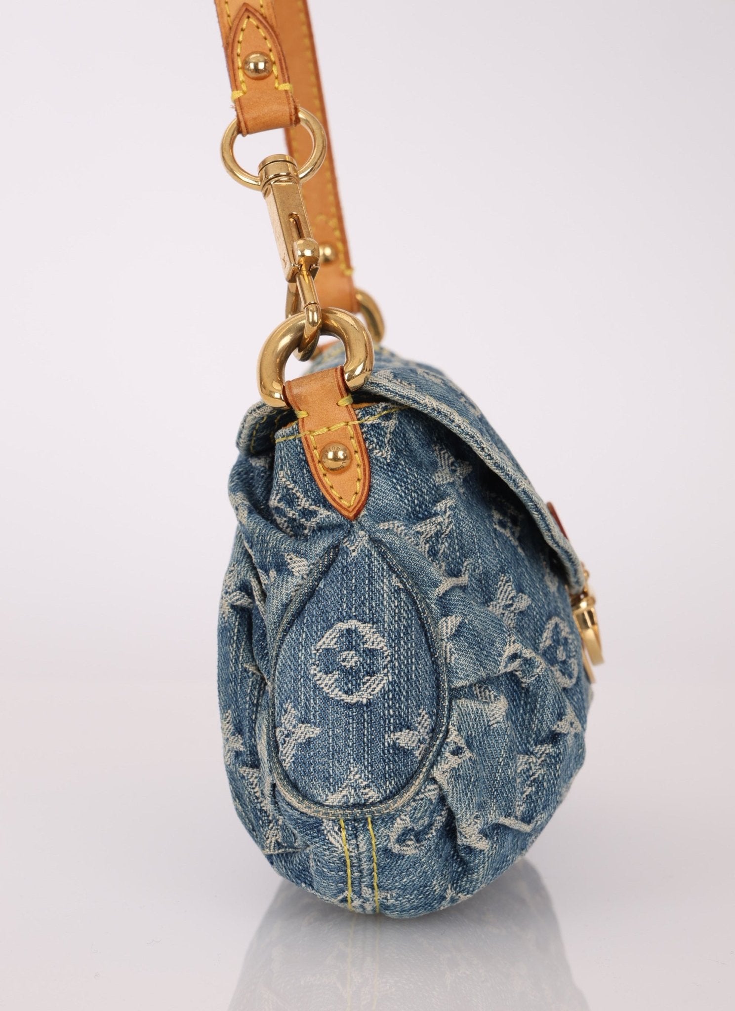 Louis Vuitton Denim Mini Pleaty - FashioNica