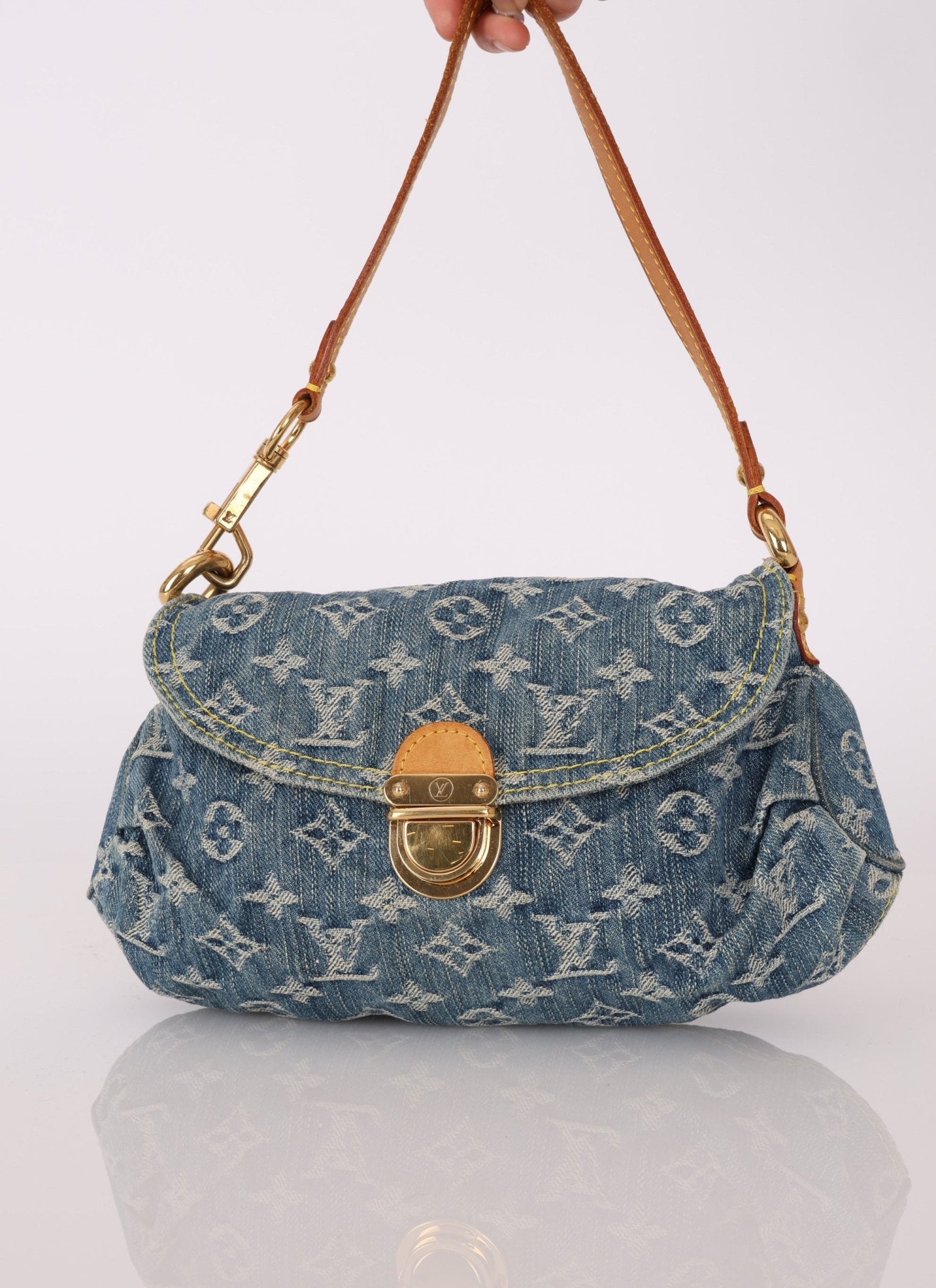 Louis Vuitton Denim Mini Pleaty - FashioNica