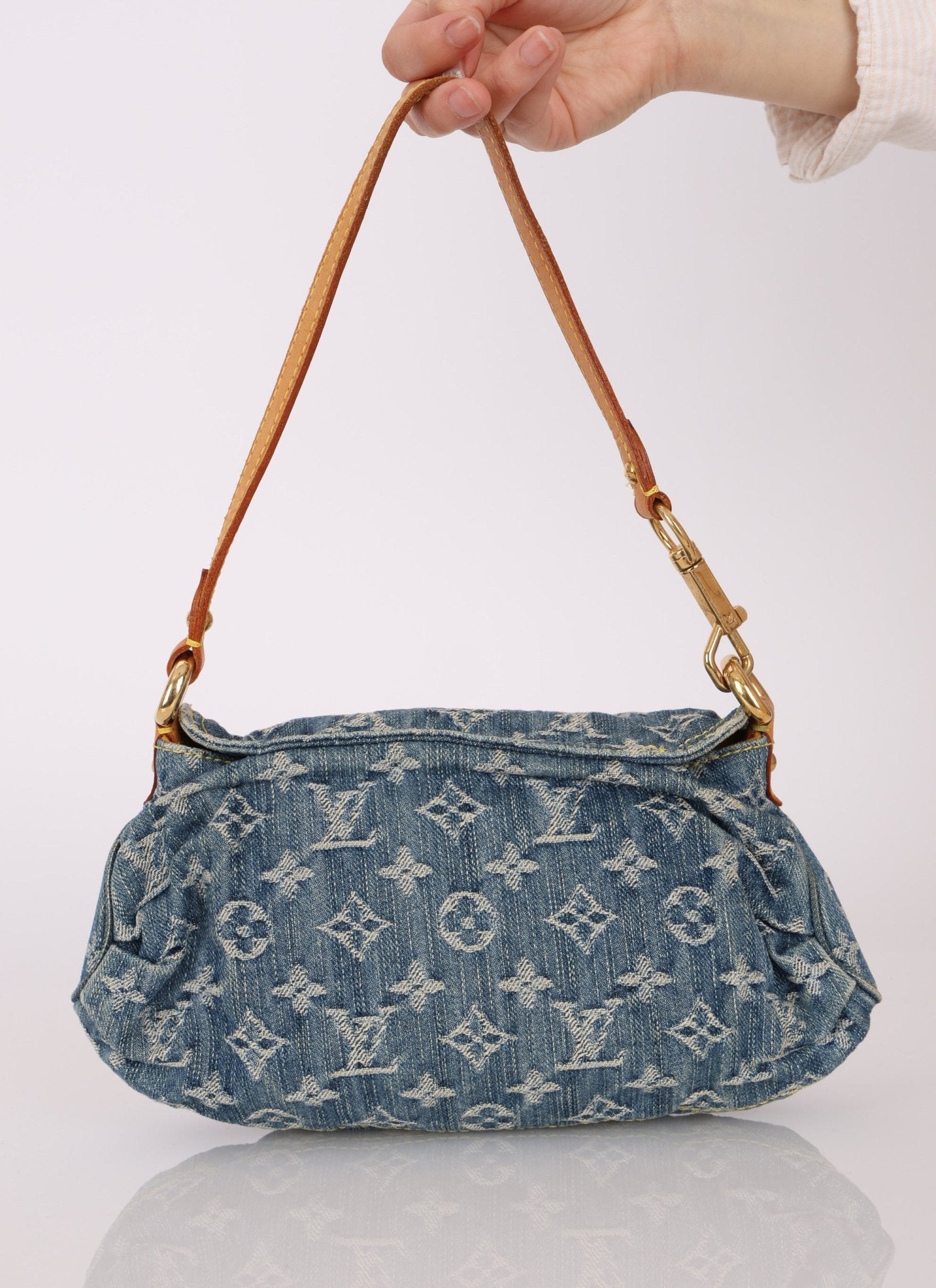 Louis Vuitton Denim Mini Pleaty - FashioNica