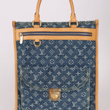 Louis Vuitton Denim Monogram Sac Plat - FashioNica