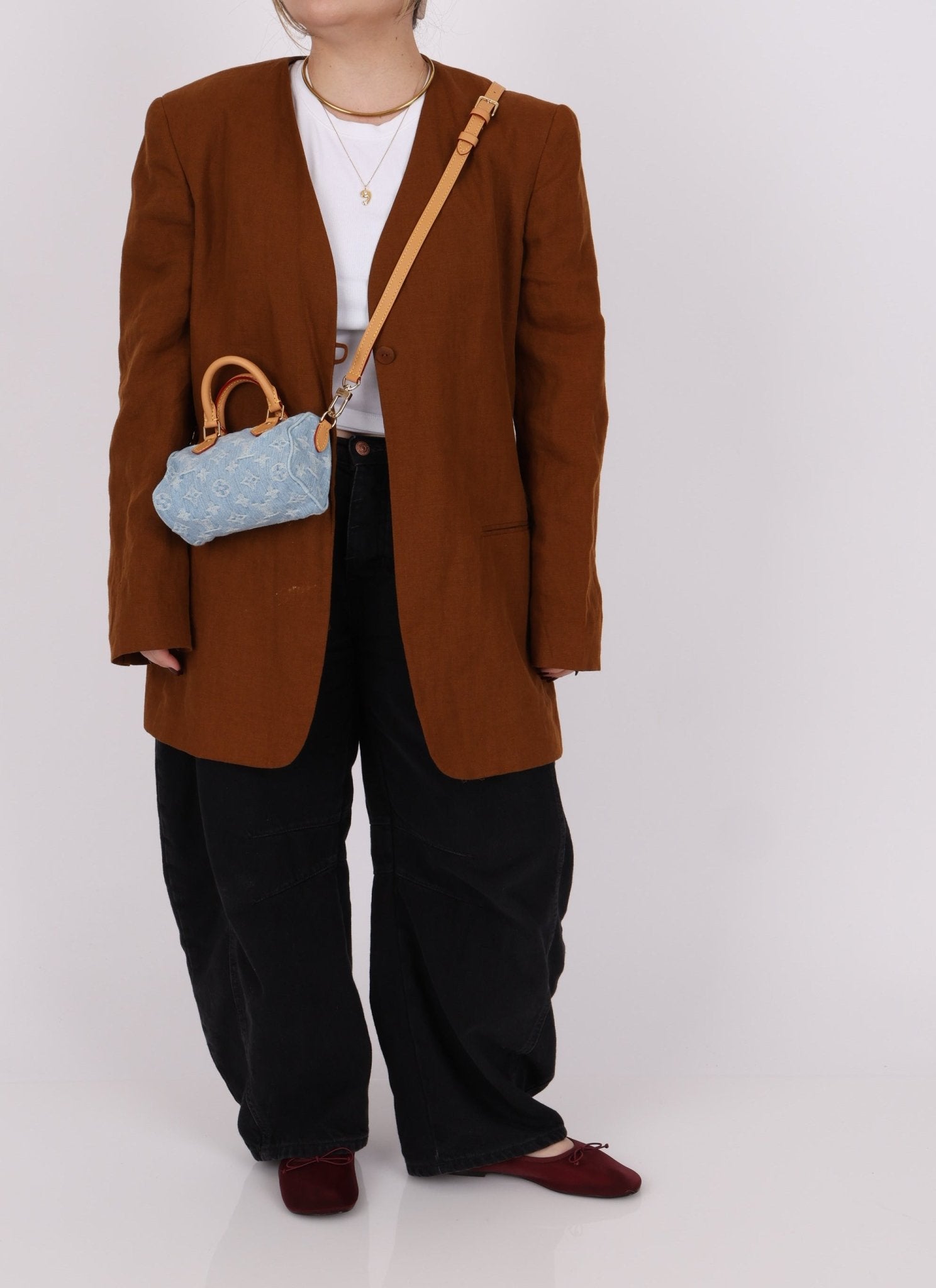 Louis Vuitton Denim Sky Nano Bandouliere Speedy - FashioNica