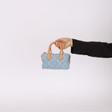 Louis Vuitton Denim Sky Nano Bandouliere Speedy - FashioNica