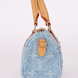 Louis Vuitton Denim Sky Nano Bandouliere Speedy - FashioNica