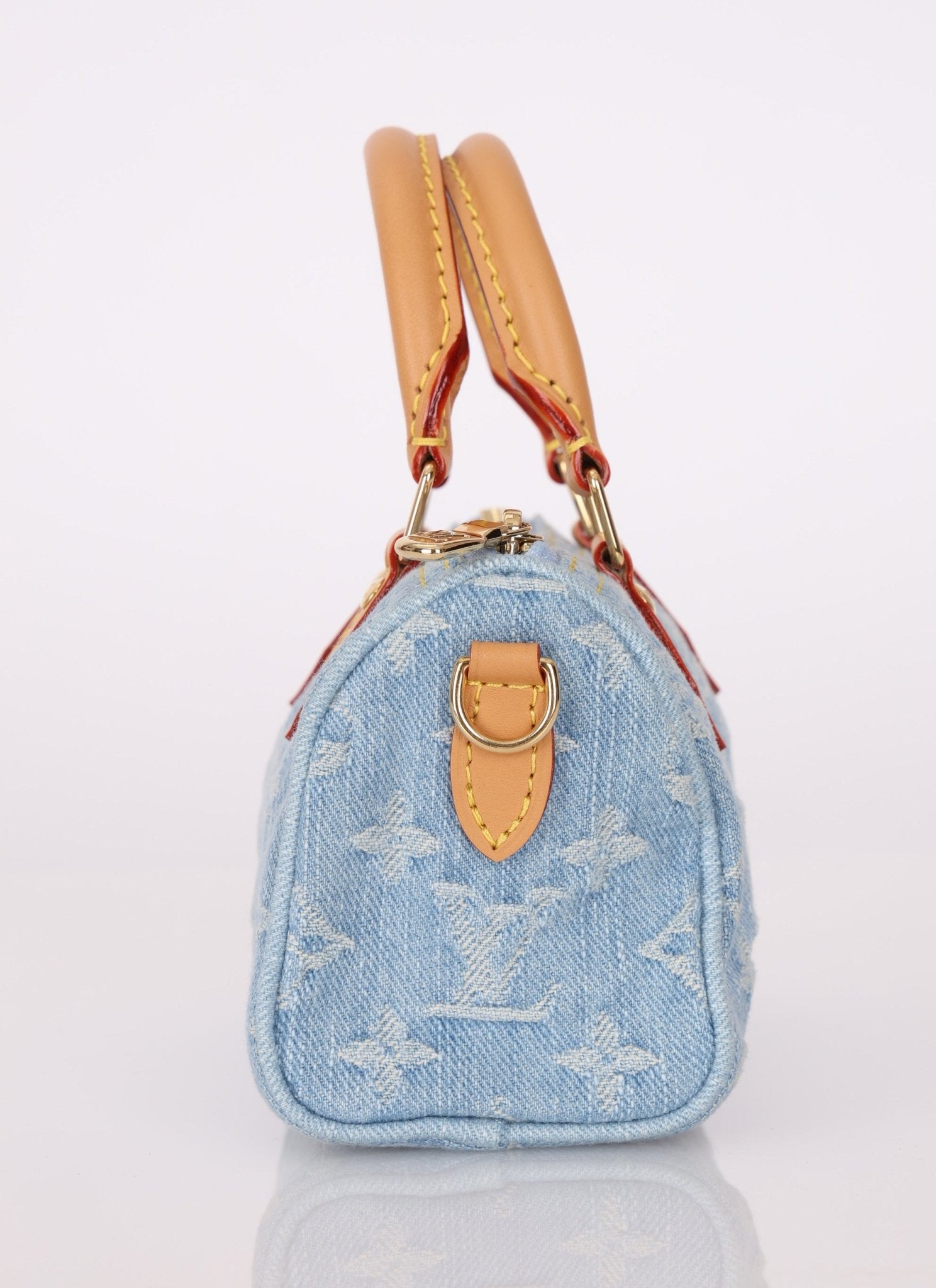 Louis Vuitton Denim Sky Nano Bandouliere Speedy - FashioNica