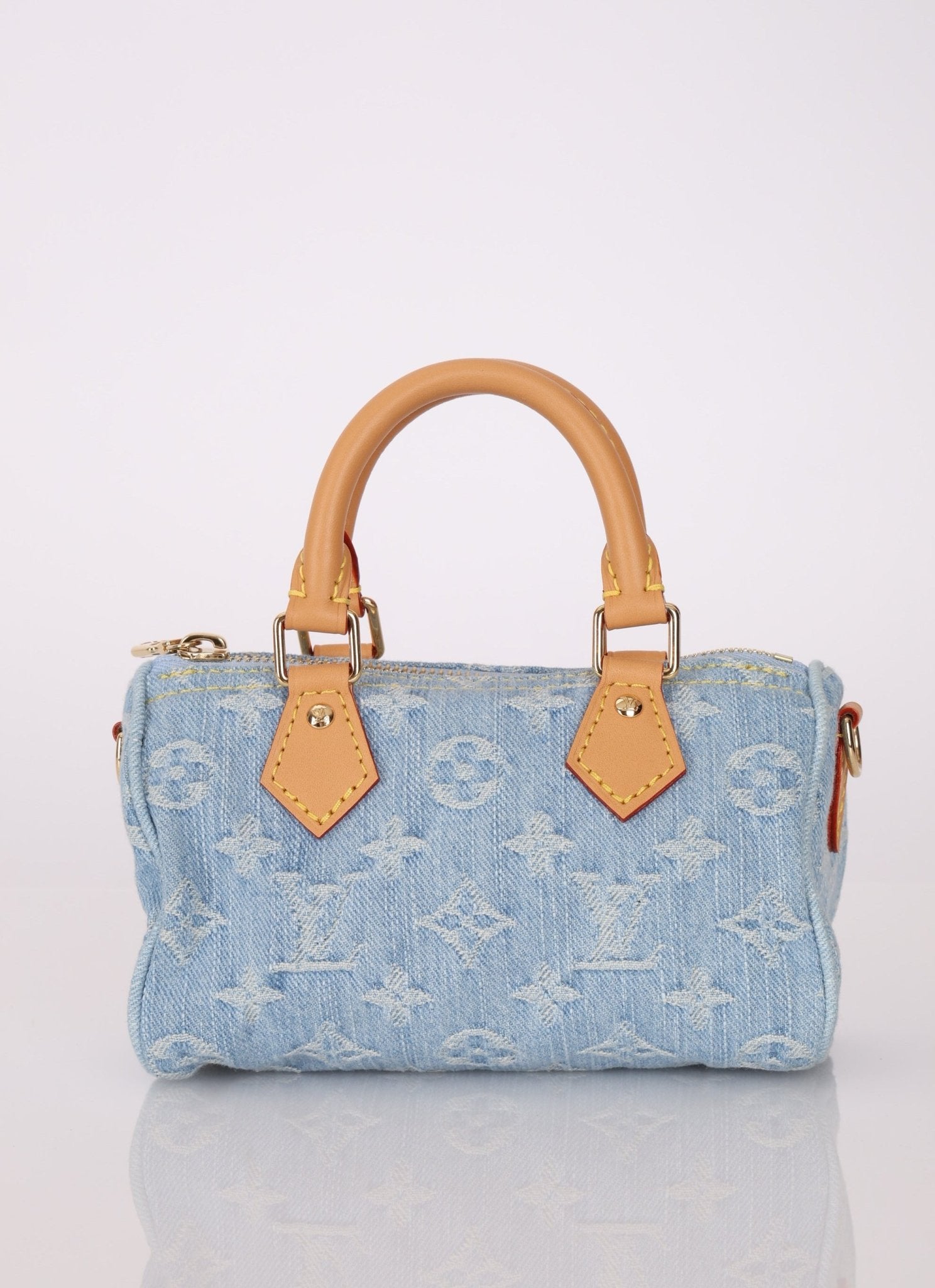 Louis Vuitton Denim Sky Nano Bandouliere Speedy - FashioNica