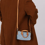 Louis Vuitton Denim Sky Nano Bandouliere Speedy - FashioNica