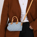 Louis Vuitton Denim Sky Nano Bandouliere Speedy - FashioNica