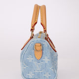 Louis Vuitton Denim Sky Nano Bandouliere Speedy - FashioNica