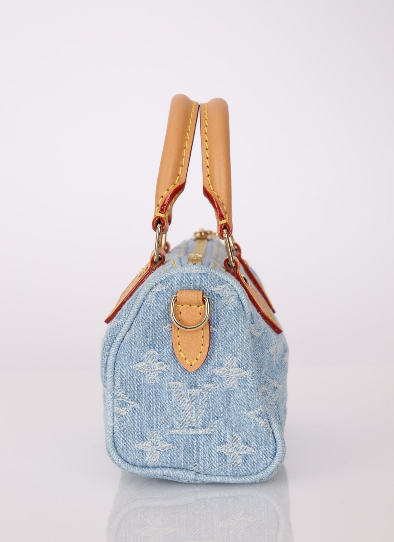 Louis Vuitton Denim Sky Nano Bandouliere Speedy - FashioNica