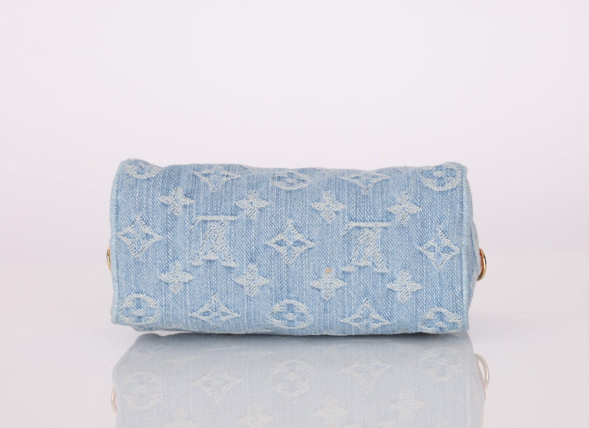 Louis Vuitton Denim Sky Nano Bandouliere Speedy - FashioNica
