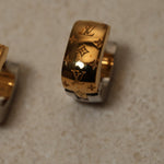 Louis Vuitton Dual Tone Monogram Huggies - FashioNica