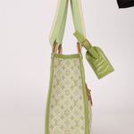 Louis Vuitton Green Monogram Mini Lin Sac Kathleen Bag - FashioNica